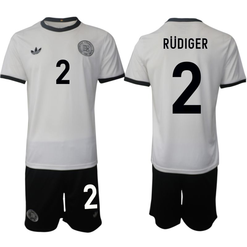 Men 2025-2026 Season Germany home white #2 Soccer Jersey